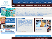 Tablet Screenshot of failedhypospadias.com